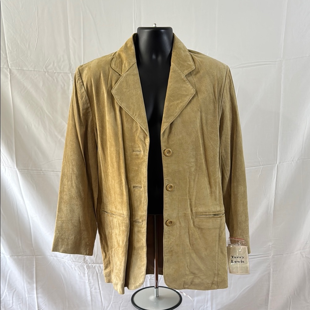 Men's Tan Suede Jacket